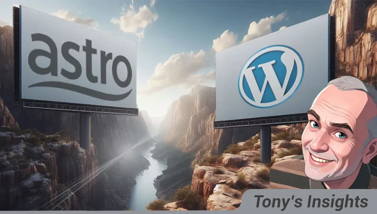 Astro vs WordPress for Small Business: A Comparison